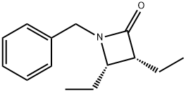 2-Azetidinone,3,4-diethyl-1-(phenylmethyl)-,(3R,4S)-(9CI) 结构式