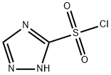 2H-1,2,4-三唑-3-磺酰氯 结构式