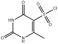 6-甲基尿嘧啶-5-磺酰氯 结构式