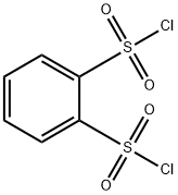 苯-1,2-DI磺酰DI氯化物 结构式