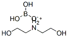 bis(2-hydroxyethyl)ammonium dihydrogen orthoborate 结构式