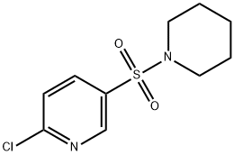 2-氯-5-(哌啶-1-磺酰基)吡啶 结构式
