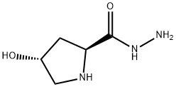 L-Proline, 4-hydroxy-, hydrazide, trans- (9CI) 结构式