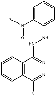 4-Chloro-1(2H)-phthalazinone 2-nitrophenyl hydrazone 结构式