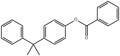 4-(1-methyl-1-phenylethyl)phenyl benzoate 结构式