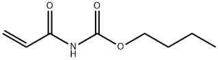 N-丙烯酰氨基甲酸丁酯 结构式
