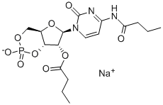 N4 2'-O-DIBUTYRYLCYTIDINE 3':5'-CYCLIC 结构式