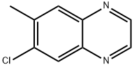6-CHLORO-7-METHYLQUINOXALINE 结构式