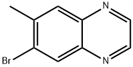 6-溴-7-甲基喹喔啉 结构式