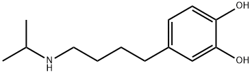 1,2-Benzenediol, 4-[4-[(1-methylethyl)amino]butyl]- (9CI) 结构式