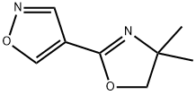 Isoxazole, 4-(4,5-dihydro-4,4-dimethyl-2-oxazolyl)- (9CI) 结构式