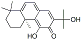 (S)-5,6,7,8-Tetrahydro-4-hydroxy-2-(1-hydroxy-1-methylethyl)-4b,8,8-trimethylphenanthren-3(4bH)-one 结构式