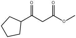 METHYL 3-CYCLOPENTYL-3-OXOPROPANOATE 结构式