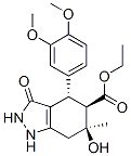 ethyl (4S,5R,6S)-4-(3,4-dimethoxyphenyl)-6-hydroxy-6-methyl-3-oxo-2,4, 5,7-tetrahydro-1H-indazole-5-carboxylate 结构式