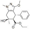 ethyl (4S,5R,6S)-6-hydroxy-3-methoxy-1,6-dimethyl-4-phenyl-5,7-dihydro -4H-indazole-5-carboxylate 结构式