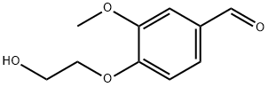 4-(2-羟乙氧基)-3-甲氧基苯甲醛 结构式