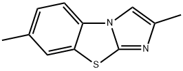 2,7-DIMETHYLIMIDAZO[2,1-B]BENZOTHIAZOLE 结构式