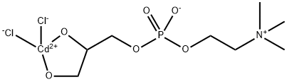 L-Α-甘油磷酰胆碱氯化镉复合体 结构式