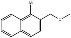 1-溴-2-甲氧甲基萘 结构式
