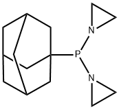 N,N'-bis(ethylene)-P-(1-adamantyl)phosphonic diamide 结构式