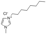 1-甲基-3-辛基氯化咪唑翁 结构式