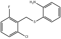 2-[硫代(2-氯-6-氟苯基)]苯胺 结构式