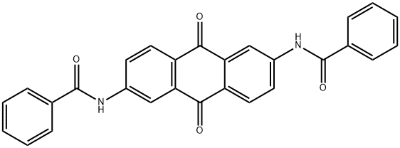 N,N'-(9,10-dihydro-9,10-dioxoanthracene-2,6-diyl)bisbenzamide  结构式