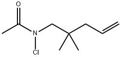 Acetamide,  N-chloro-N-(2,2-dimethyl-4-pentenyl)-  (9CI) 结构式