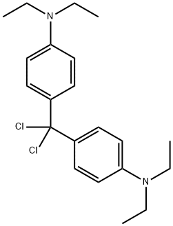 4-(dichloro(4-(diethylamino)phenyl)methyl)-N,N-diethylbenzenamine 结构式