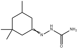 3,3,5-Trimethylcyclohexanone semicarbazone 结构式