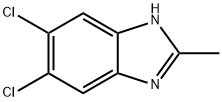 5,6-二氯-2-甲基苯并咪唑 结构式