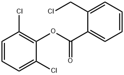 2,6-DICHLOROPHENYL 2-(CHLOROMETHYL)BENZOATE 结构式