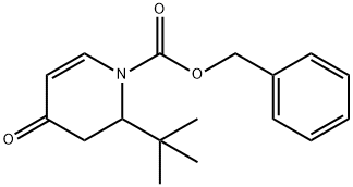 BENZYL 2-TERT-BUTYL-4-OXO-3,4-DIHYDROPYRIDINE-1(2H)-CARBOXYLATE 结构式