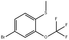 4-BroMo-2-(trifluoroMethoxy)thioanisole 结构式