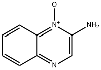 2-Quinoxalinamine,  1-oxide 结构式