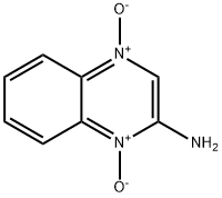 2-Quinoxalinamine,1,4-dioxide(9CI) 结构式