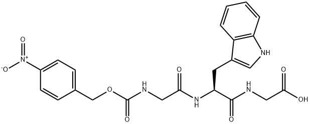 4-硝基-Z-GLY-TRP-GLY-OH 结构式