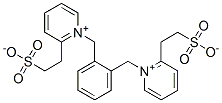 1,1'-[1,2-phenylenebis(methylene)]bis[2-(2-sulphonatoethyl)pyridinium] 结构式