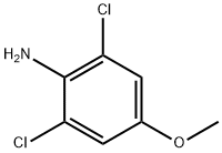 2,6-二氯-4-甲氧基苯胺 结构式