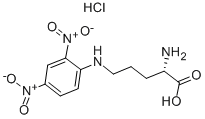 N-DELTA-2,4-DNP-L-ORNITHINE HYDROCHLORIDE 结构式