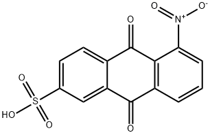 5-nitro-9,10-dioxo-9,10-dihydroanthracene-2-sulfonic acid 结构式