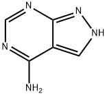 2H-Pyrazolo[3,4-d]pyrimidin-4-amine (9CI) 结构式