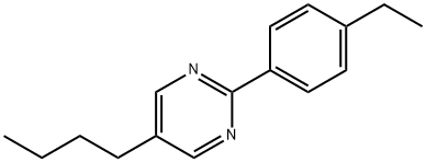 5-丁基-2-(4-乙基苯基)嘧啶 结构式