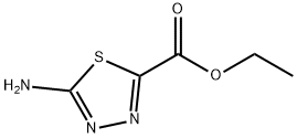 2-氨基-1,3,4-噻二唑-5-甲酸乙酯 结构式