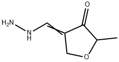 4-(HYDRAZINOMETHYLIDENE)-2-METHYLTETRAHYDROFURAN-3-ONE 结构式