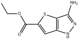 1H-Thieno[3,2-c]pyrazole-5-carboxylic acid, 3-aMino-, ethyl ester 结构式