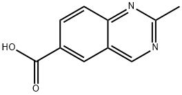 6-Quinazolinecarboxylic acid, 2-methyl- (9CI) 结构式