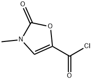 5-Oxazolecarbonyl chloride, 2,3-dihydro-3-methyl-2-oxo- (9CI) 结构式