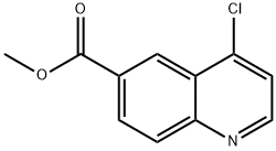 4-氯喹啉-6-羧酸甲酯 结构式