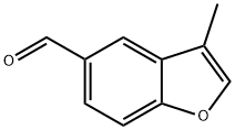 5-Benzofurancarboxaldehyde, 3-methyl- (9CI) 结构式